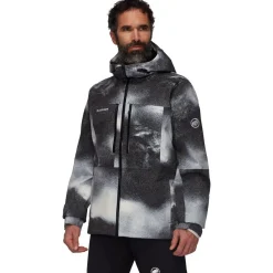 Veste De Ski Homme|Veste De Ski<Mammut Blouson Ski Stoney HS Hooded Jacket Men Grain Black