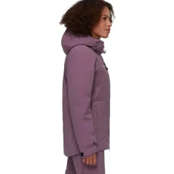 Blouson Ski Stoney HS Thermo Hooded Jacket Women Flux Black Femme Veste De Ski Femme|Veste De Ski