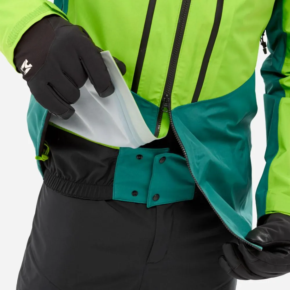 Veste De Ski|Veste De Ski Homme<Millet Blouson Ski M White 3L Jkt Bottle Macaw Green