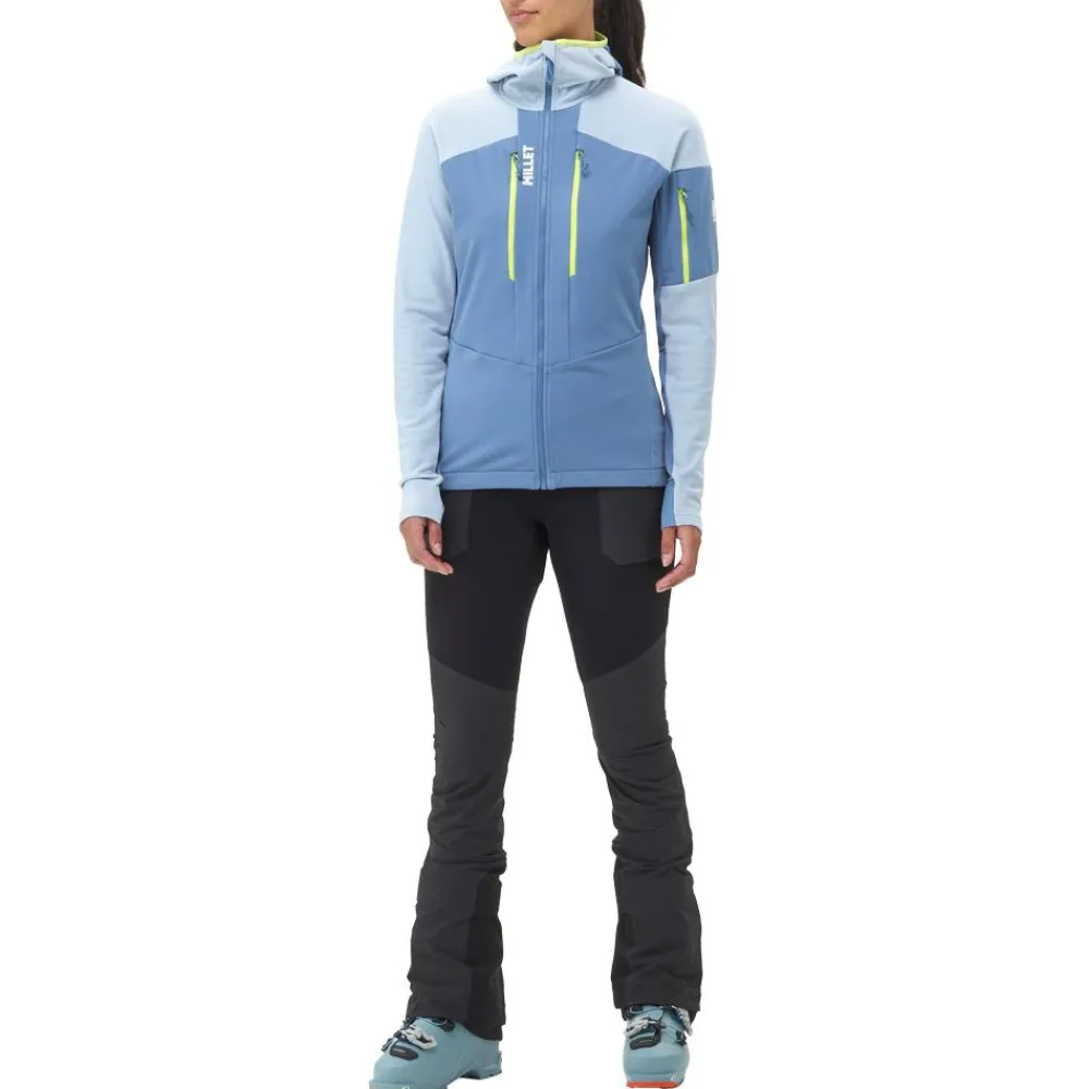 Outlet Blouson Ski Pierra Ment Hoodie W Coronet Blue Iceberg Femme Veste De Ski|Veste De Ski Femme