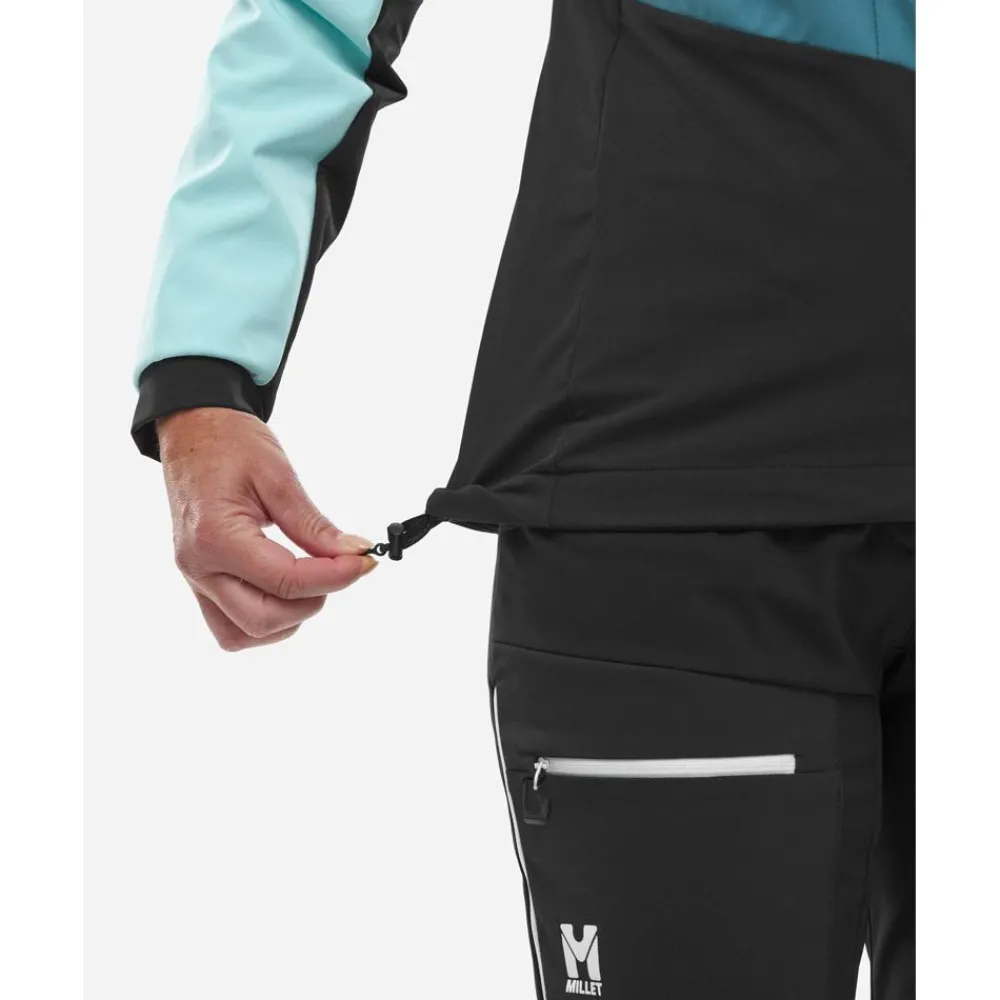 Veste De Ski Femme|Veste De Ski<Millet Blouson Ski White Shield Jkt W Black Aruba