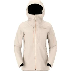 Veste De Ski Femme|Veste De Ski<Norrona Blouson Ski Lofoten Gore-Tex Insulated Jkt W Oatmeal