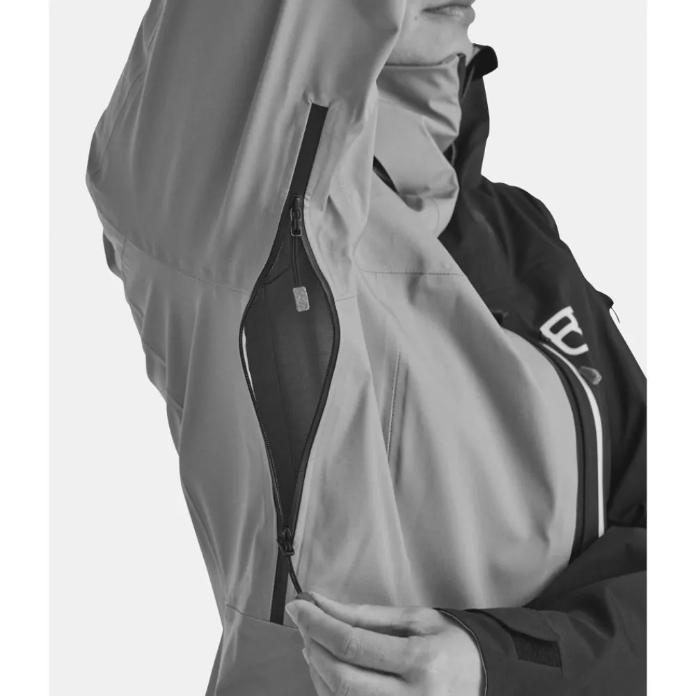 Blouson Ski 3L Ortler Jkt W Black Raven Femme Veste De Ski Femme|Veste Randonnée