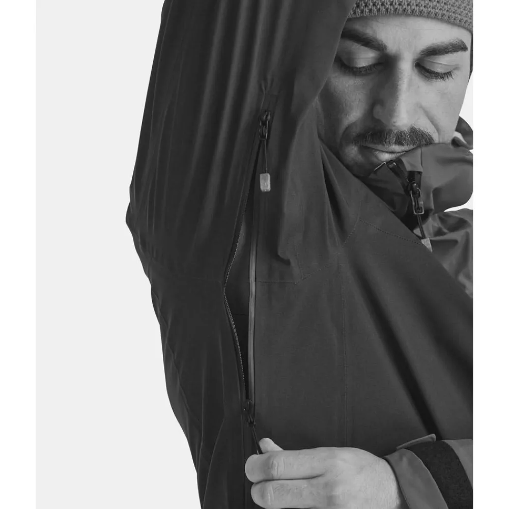Sale Blouson Ski 3L Ortler Jkt M Black Raven Homme Veste De Ski|Veste De Ski Homme