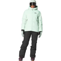 Veste De Ski Femme|Veste De Ski<Picture Blouson Ski Lement Silt Green