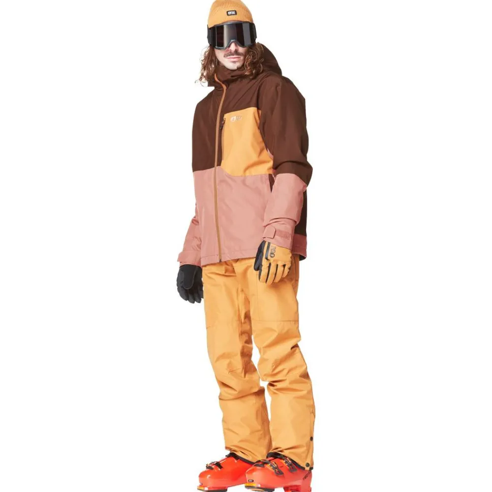 Hot Blouson Ski Nitric Chicory Cedar Brown Homme Veste De Ski|Veste De Ski Homme