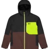 Veste De Ski Homme|Veste De Ski<Picture Blouson Ski Nitric Chicory Coffe Lime Black