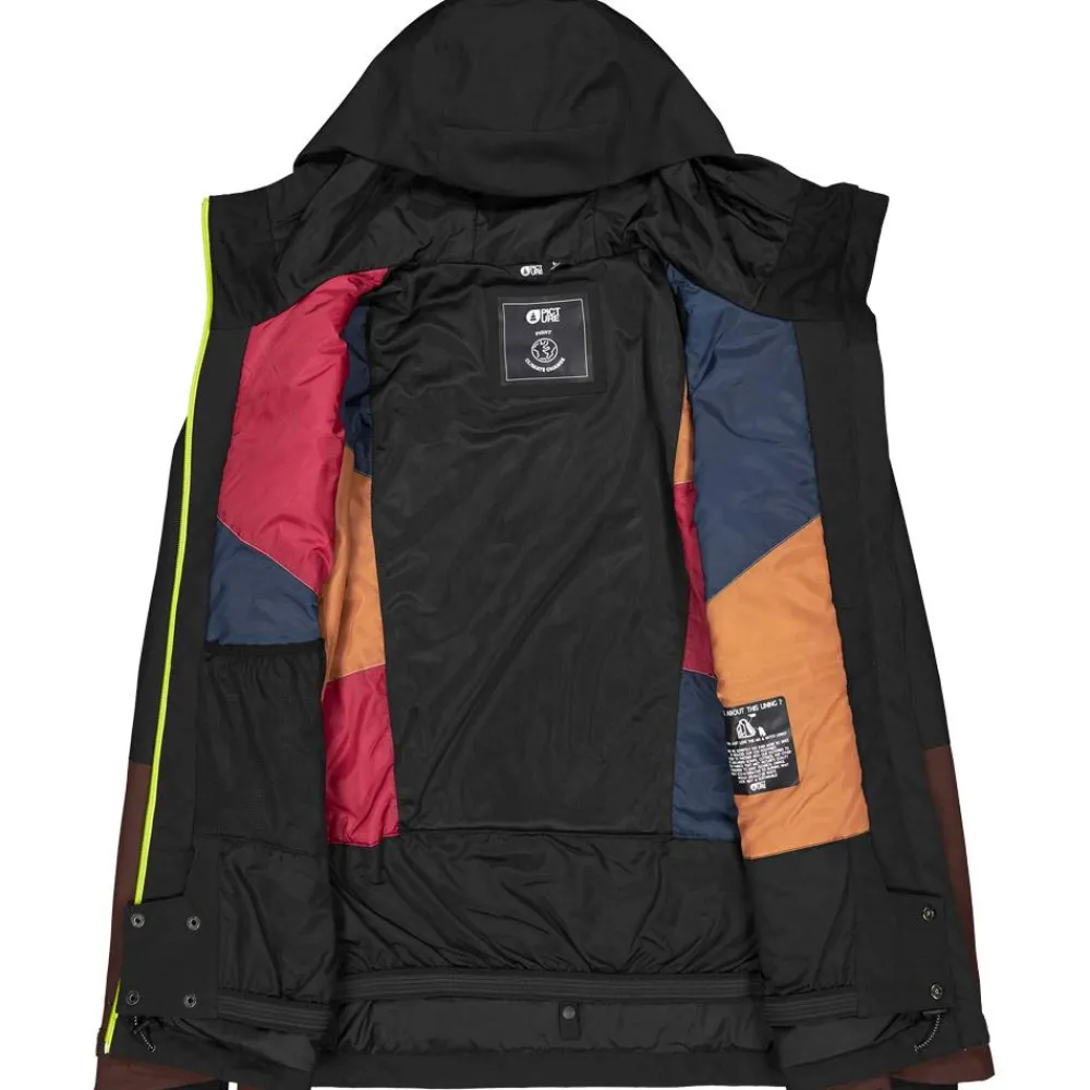 Veste De Ski Homme|Veste De Ski<Picture Blouson Ski Nitric Chicory Coffe Lime Black