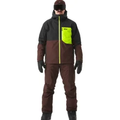 Veste De Ski Homme|Veste De Ski<Picture Blouson Ski Nitric Chicory Coffe Lime Black