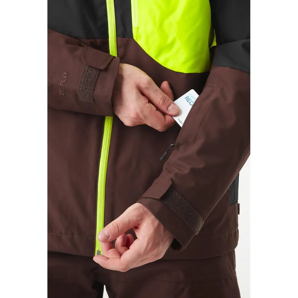 Veste De Ski Homme|Veste De Ski<Picture Blouson Ski Nitric Chicory Coffe Lime Black