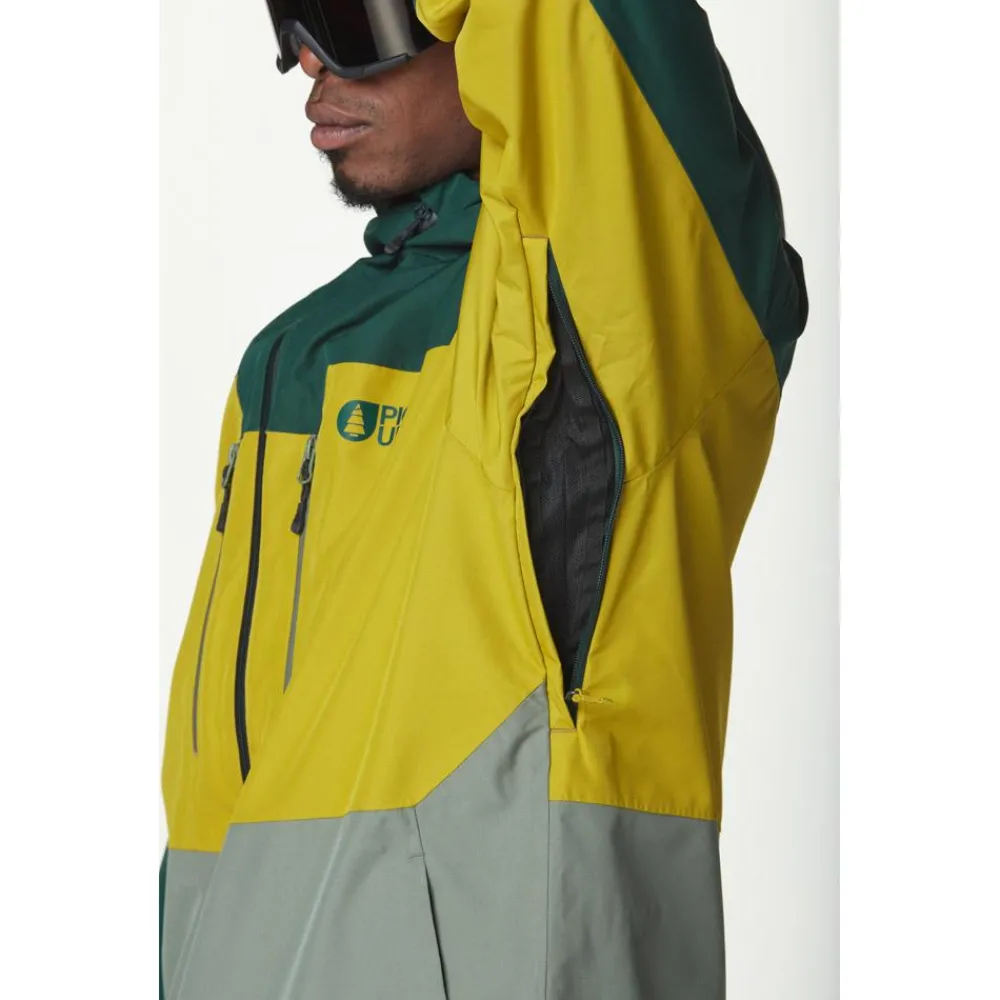 Veste De Ski Homme|Veste De Ski<Picture Blouson Ski Object Jacket Ponderosa Pine Golden