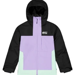 Veste De Ski Enfant|Veste De Ski<Picture Blouson Ski Seady Blk Paisley Purple Siltgr