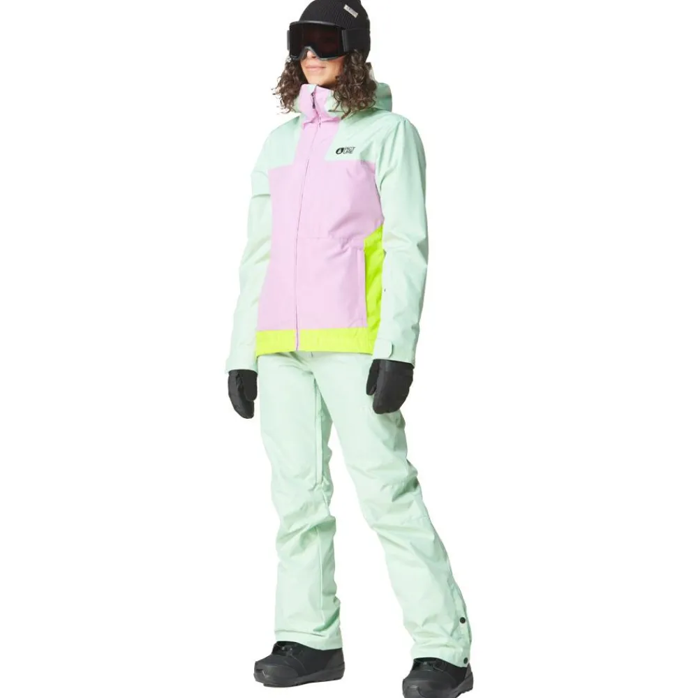 Clearance Blouson Ski Seakrest Silt Green Orchid Acid Femme Veste De Ski Femme|Veste De Ski