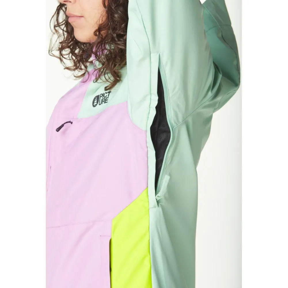 Clearance Blouson Ski Seakrest Silt Green Orchid Acid Femme Veste De Ski Femme|Veste De Ski
