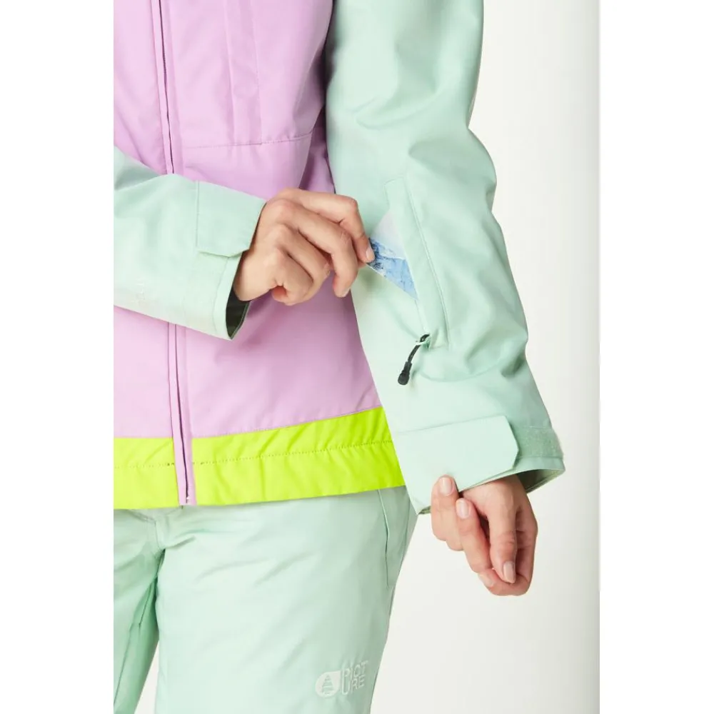 Clearance Blouson Ski Seakrest Silt Green Orchid Acid Femme Veste De Ski Femme|Veste De Ski
