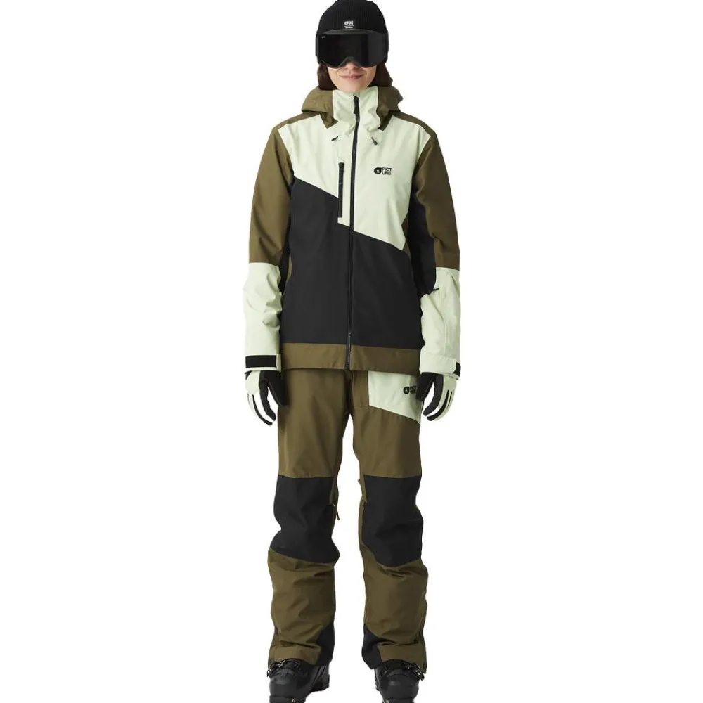 Clearance Blouson Ski Seen Tobacco Femme Veste De Ski|Veste De Ski Femme