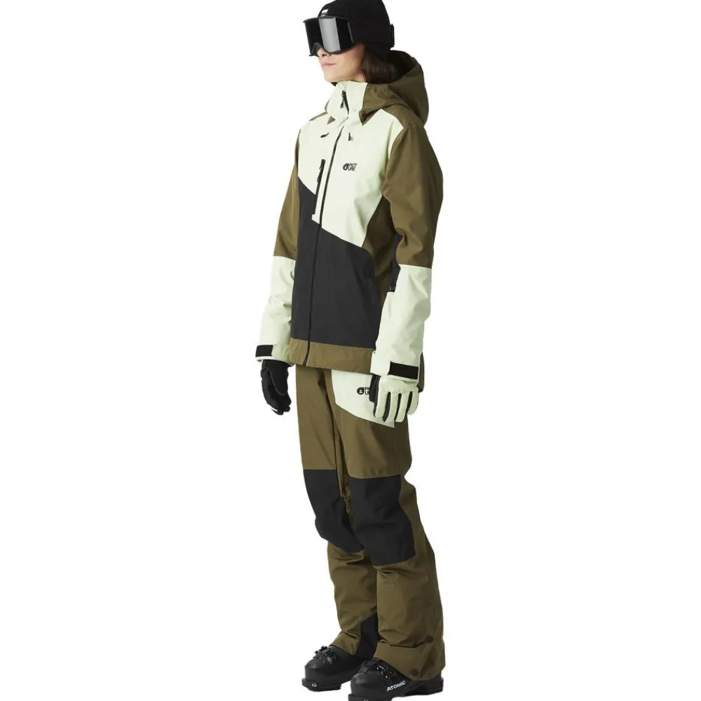 Clearance Blouson Ski Seen Tobacco Femme Veste De Ski|Veste De Ski Femme