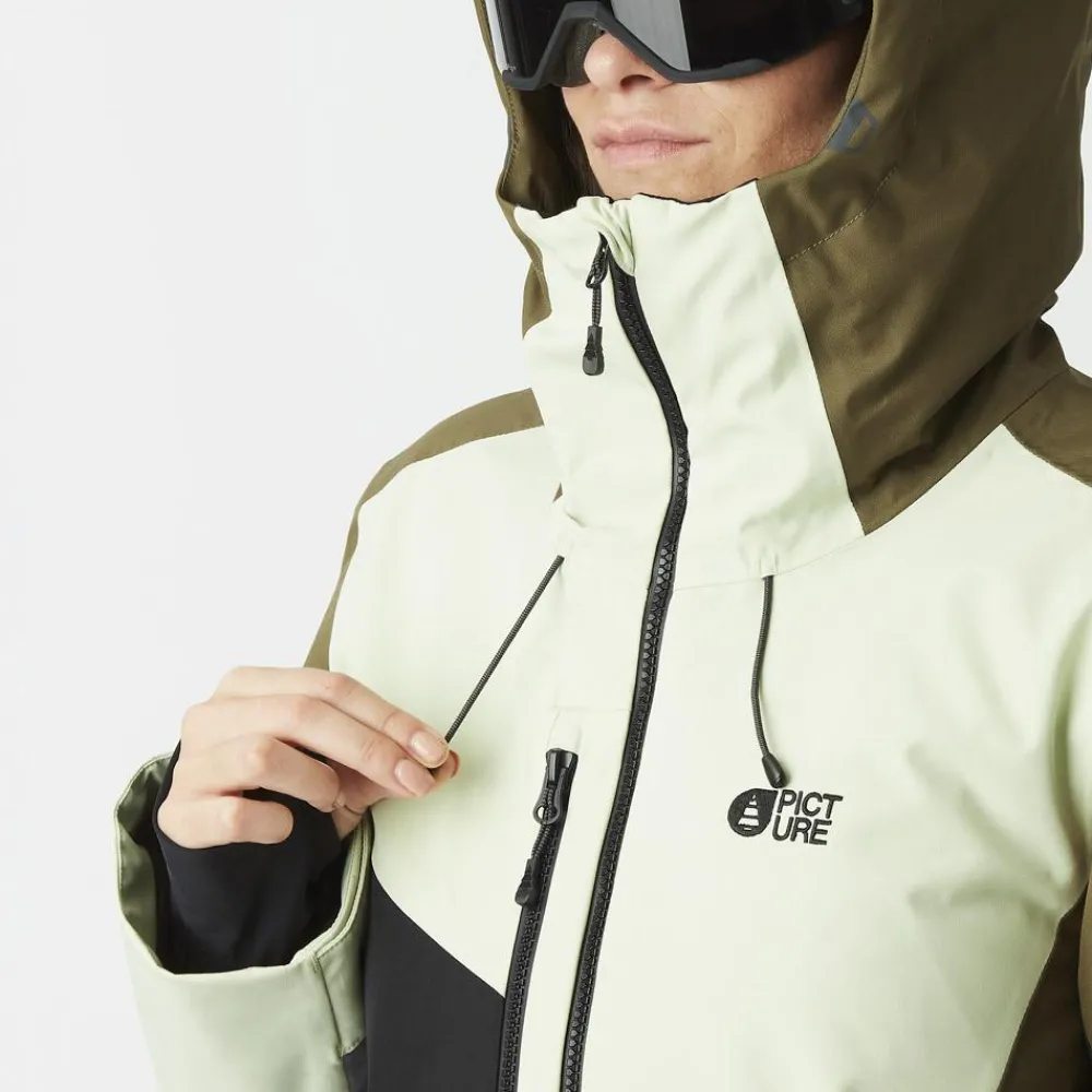 Clearance Blouson Ski Seen Tobacco Femme Veste De Ski|Veste De Ski Femme