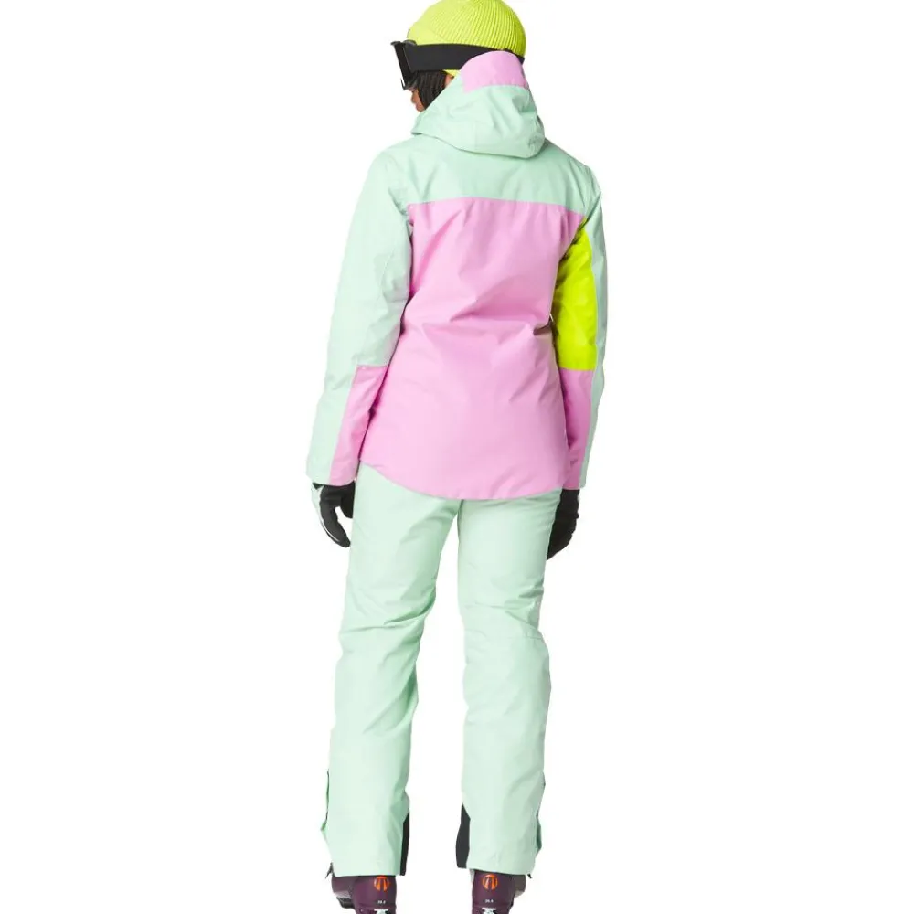 Blouson Ski Seen Silt Green Acid Lime Femme Veste De Ski Femme|Veste De Ski