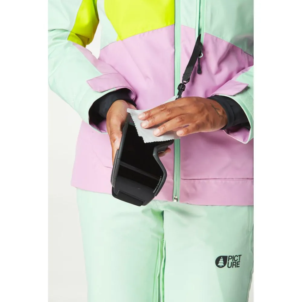 Blouson Ski Seen Silt Green Acid Lime Femme Veste De Ski Femme|Veste De Ski