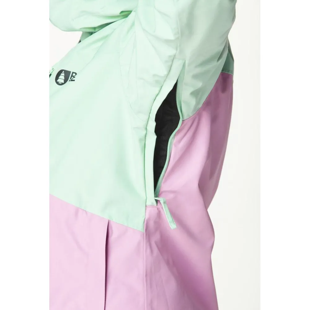 Blouson Ski Seen Silt Green Acid Lime Femme Veste De Ski Femme|Veste De Ski