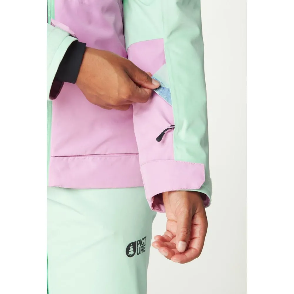 Blouson Ski Seen Silt Green Acid Lime Femme Veste De Ski Femme|Veste De Ski