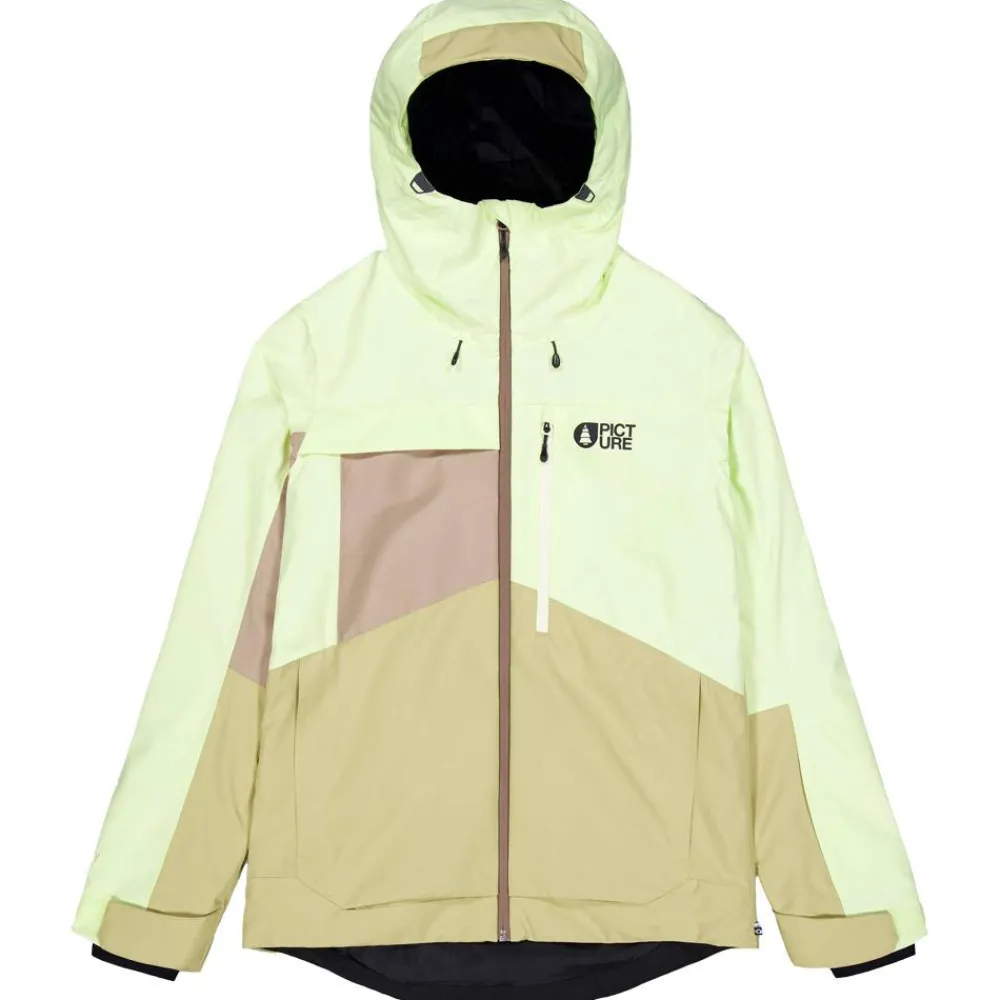 Veste De Ski Femme|Veste De Ski<Picture Blouson Ski Seen Lime Cream Hemp Roebuck