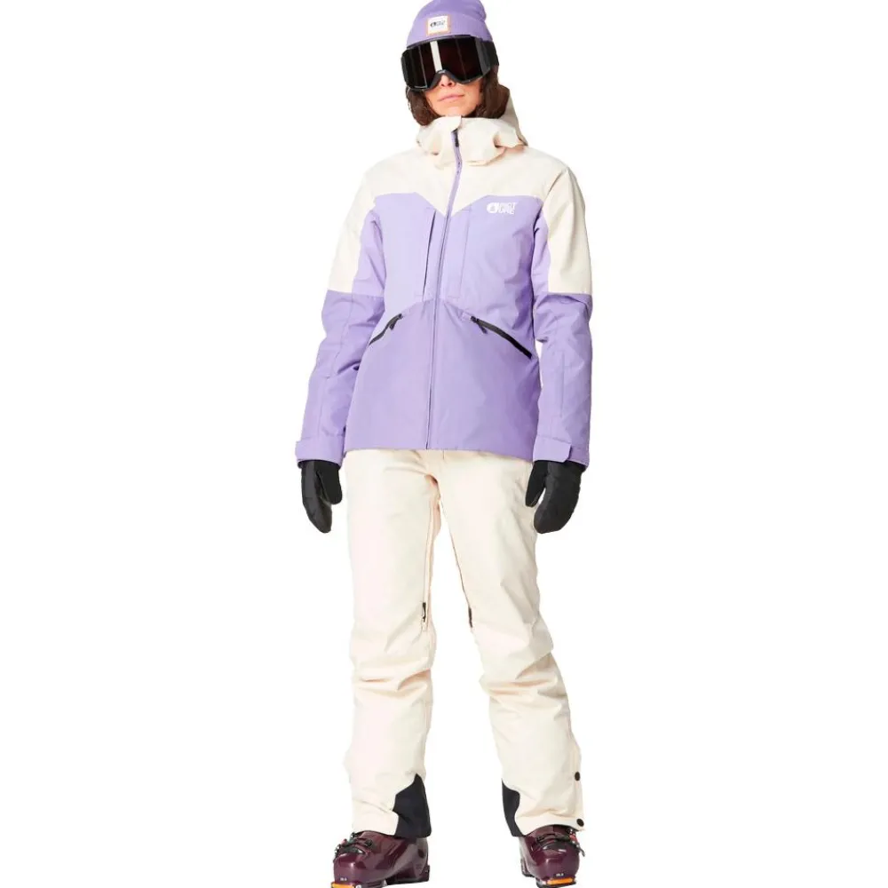 Best Blouson Ski Sitkah Jacket Vanilla Paisley Purple Femme Veste De Ski Femme|Veste De Ski
