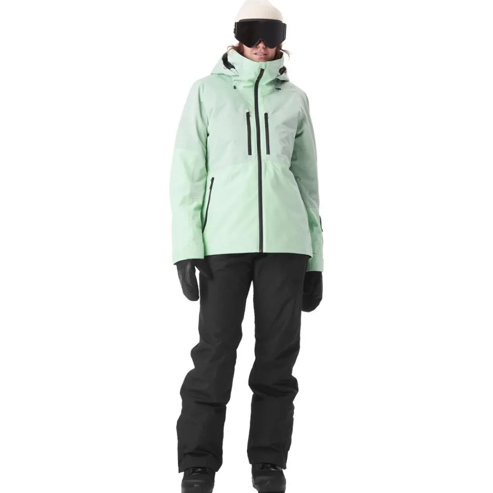 Blouson Ski Sygna Silt Green Femme Veste De Ski Femme|Veste De Ski
