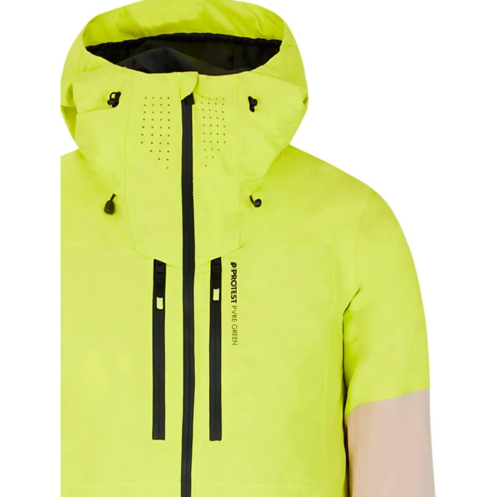 Veste De Ski Homme|Veste De Ski<Protest Blouson Ski Prtbakie Snowjacket Limone