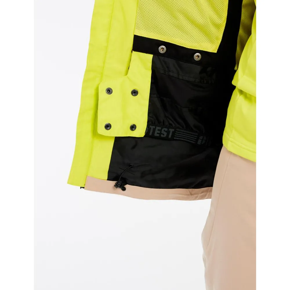Veste De Ski Homme|Veste De Ski<Protest Blouson Ski Prtbakie Snowjacket Limone