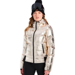 New Blouson Ski Prtcortina 24 Snowjacket Metal Femme Veste De Ski Femme|Veste De Ski