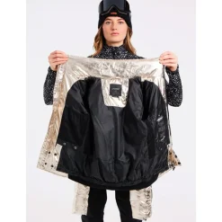 New Blouson Ski Prtcortina 24 Snowjacket Metal Femme Veste De Ski Femme|Veste De Ski