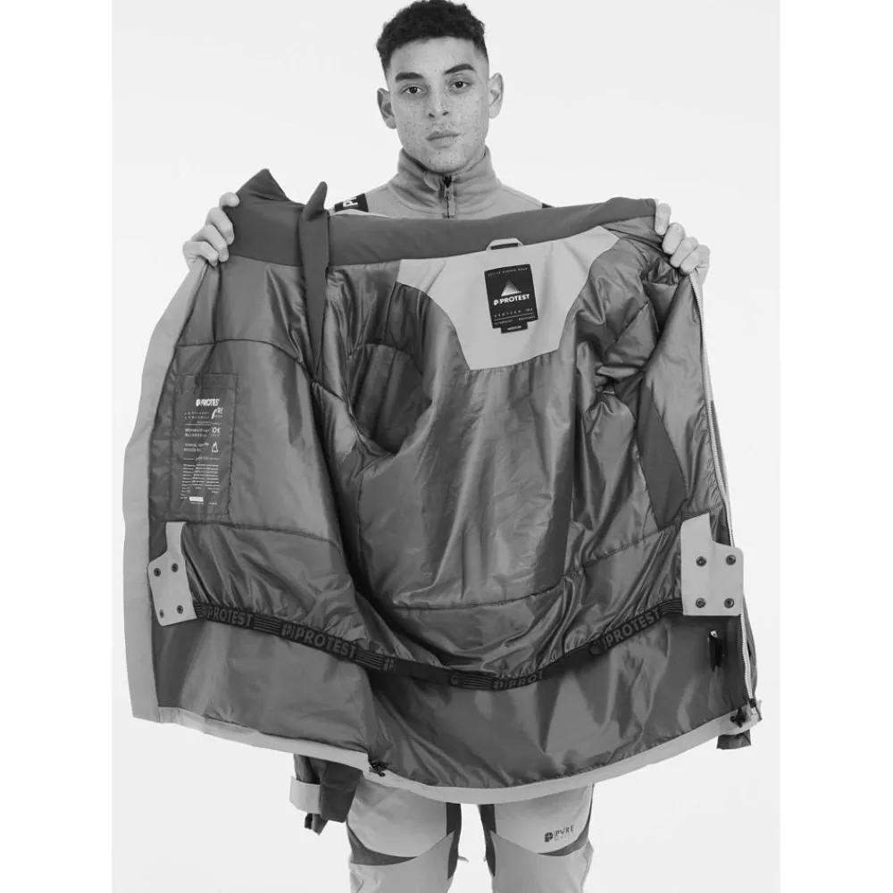 Veste De Ski Homme|Veste De Ski<Protest Blouson Ski Prtdazzle Snowjacket BambooBeige