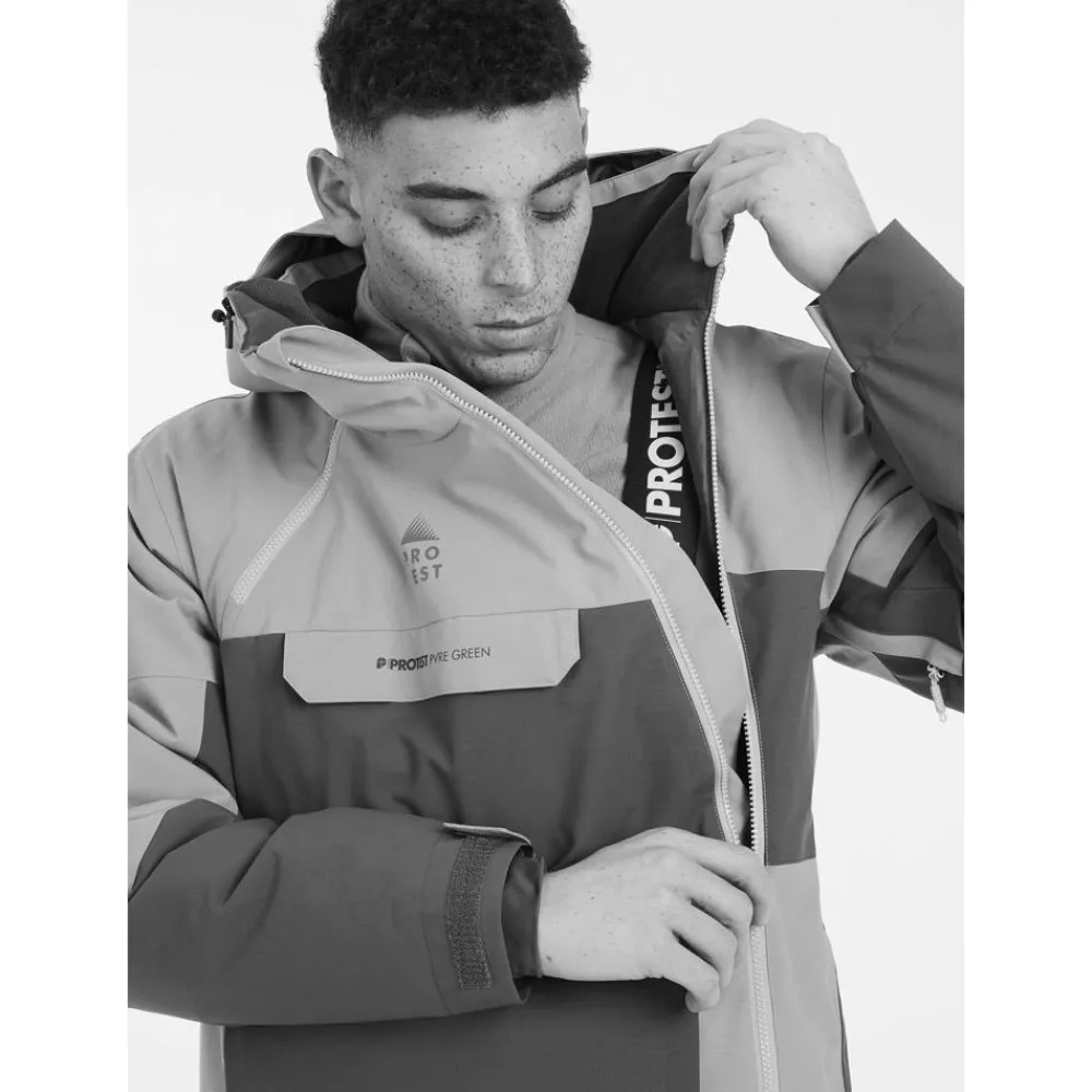 Veste De Ski Homme|Veste De Ski<Protest Blouson Ski Prtdazzle Snowjacket BambooBeige