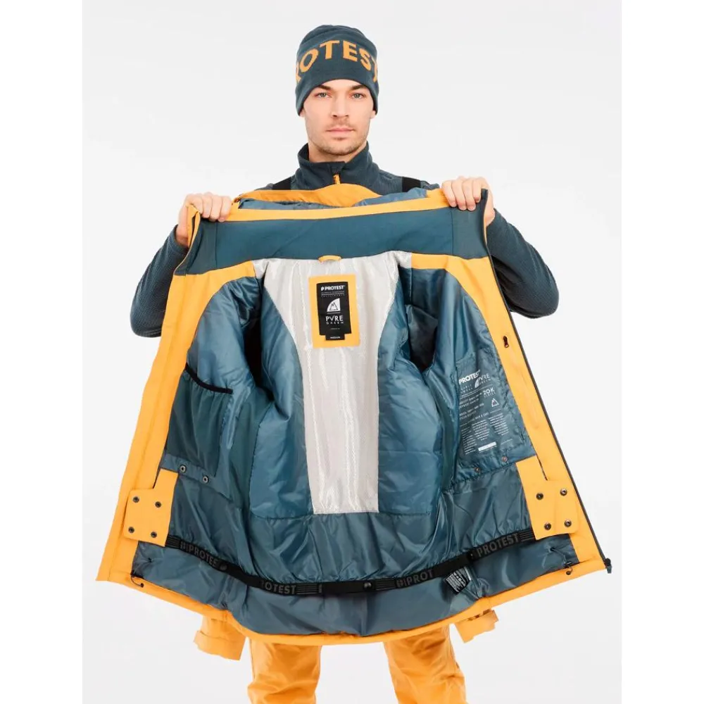 Veste De Ski Homme|Veste De Ski<Protest Blouson Ski Prttimothy Snowjacket Cab Yellow