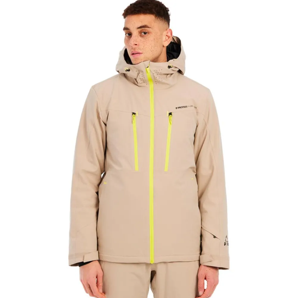 Outlet Blouson Ski Prttimothy Snowjacket Bamboobeige Homme Veste De Ski Homme|Veste De Ski