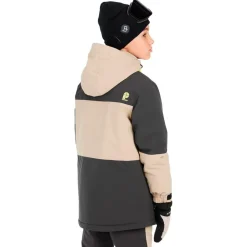Veste De Ski Enfant|Veste De Ski<Protest Blouson Ski Prtwark Jr Snowjacket Deep Grey