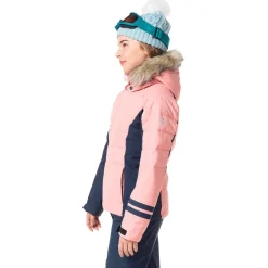 Outlet Blouson Ski Girl Polydown Jkt Cooper Pink Enfant Veste De Ski Enfant|Veste De Ski