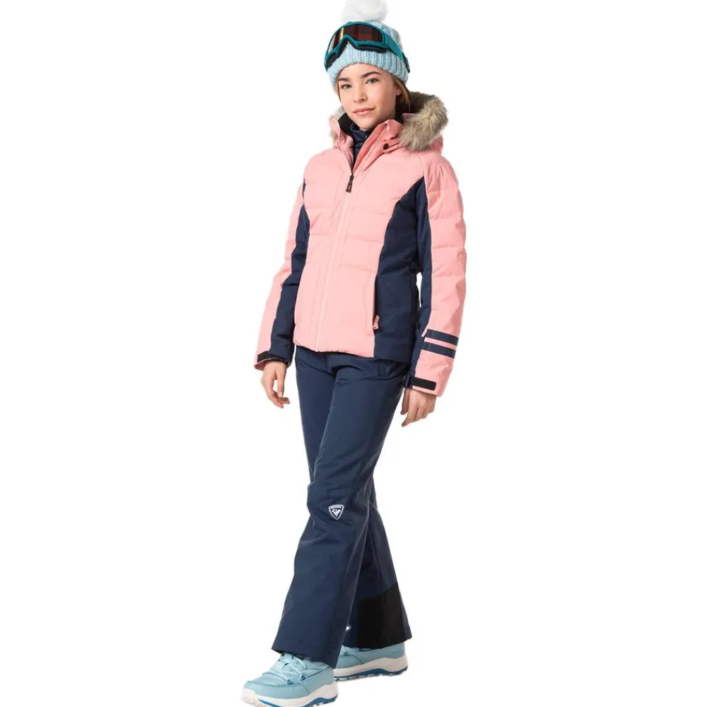Outlet Blouson Ski Girl Polydown Jkt Cooper Pink Enfant Veste De Ski Enfant|Veste De Ski