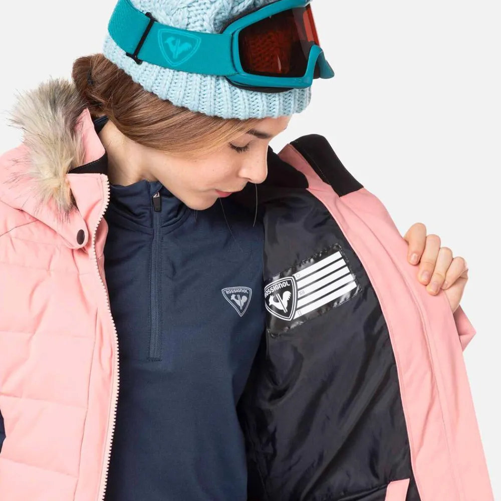 Outlet Blouson Ski Girl Polydown Jkt Cooper Pink Enfant Veste De Ski Enfant|Veste De Ski