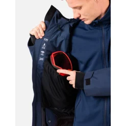 Blouson Ski Rochrun Insulated Jacket Dark Navy Homme Veste De Ski Homme|Veste De Ski