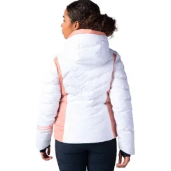 Discount Blouson Ski W Courbe White Femme Veste De Ski Femme|Veste De Ski