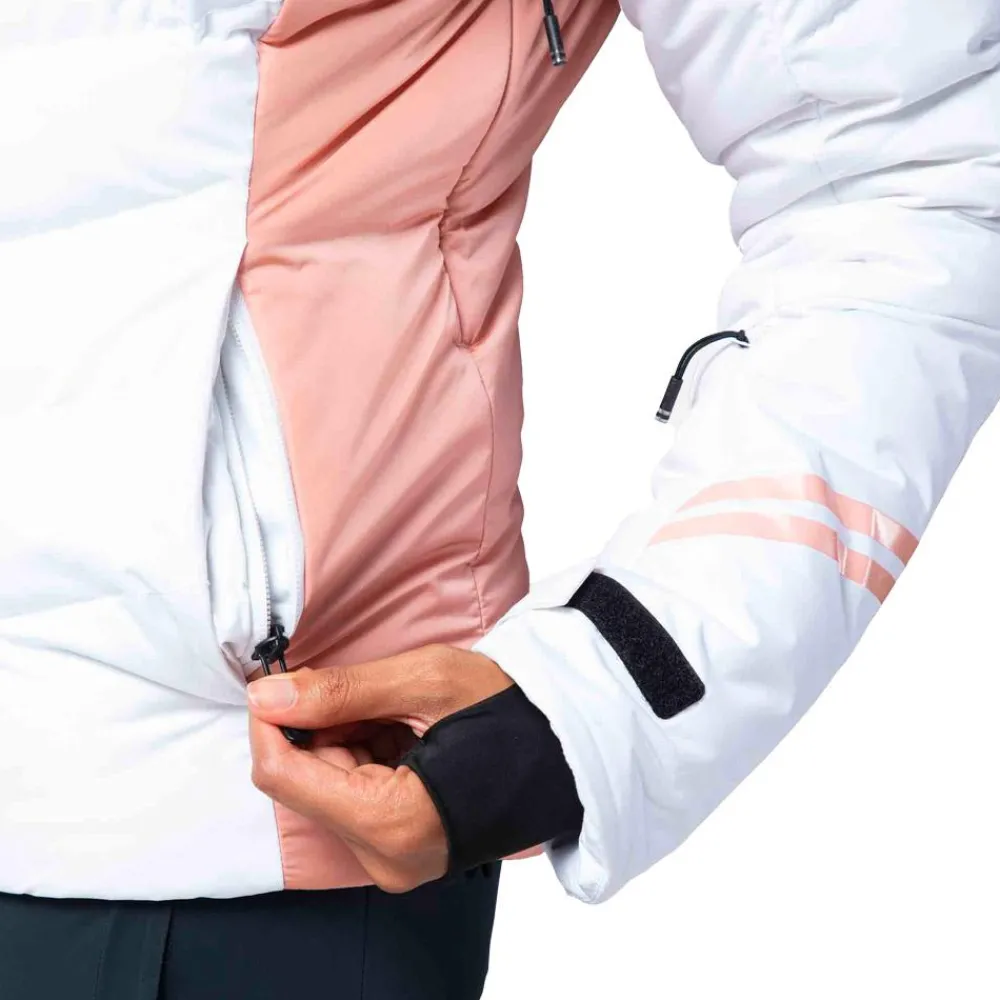 Discount Blouson Ski W Courbe White Femme Veste De Ski Femme|Veste De Ski