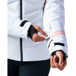 Discount Blouson Ski W Courbe White Femme Veste De Ski Femme|Veste De Ski