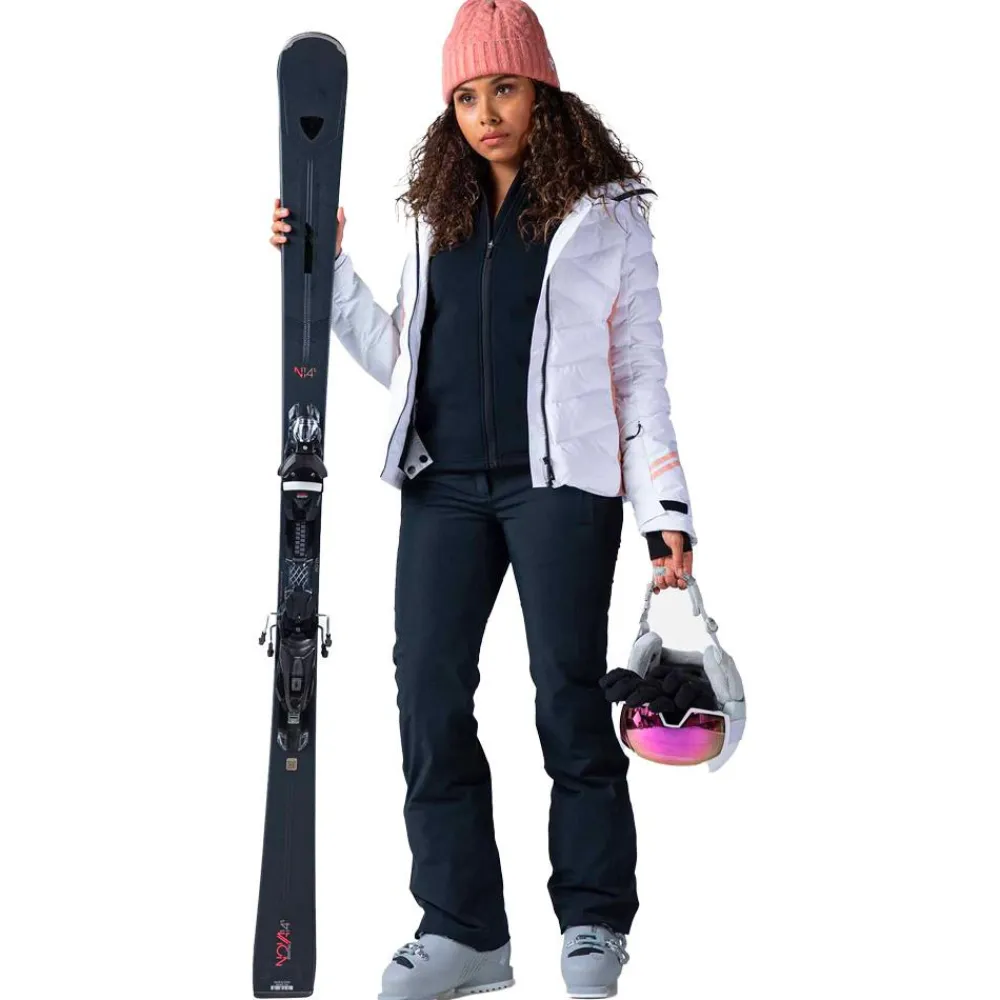 Discount Blouson Ski W Courbe White Femme Veste De Ski Femme|Veste De Ski