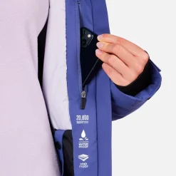 Blouson Ski W Strawpile Jkt Future Blue Femme Veste De Ski Femme|Veste De Ski