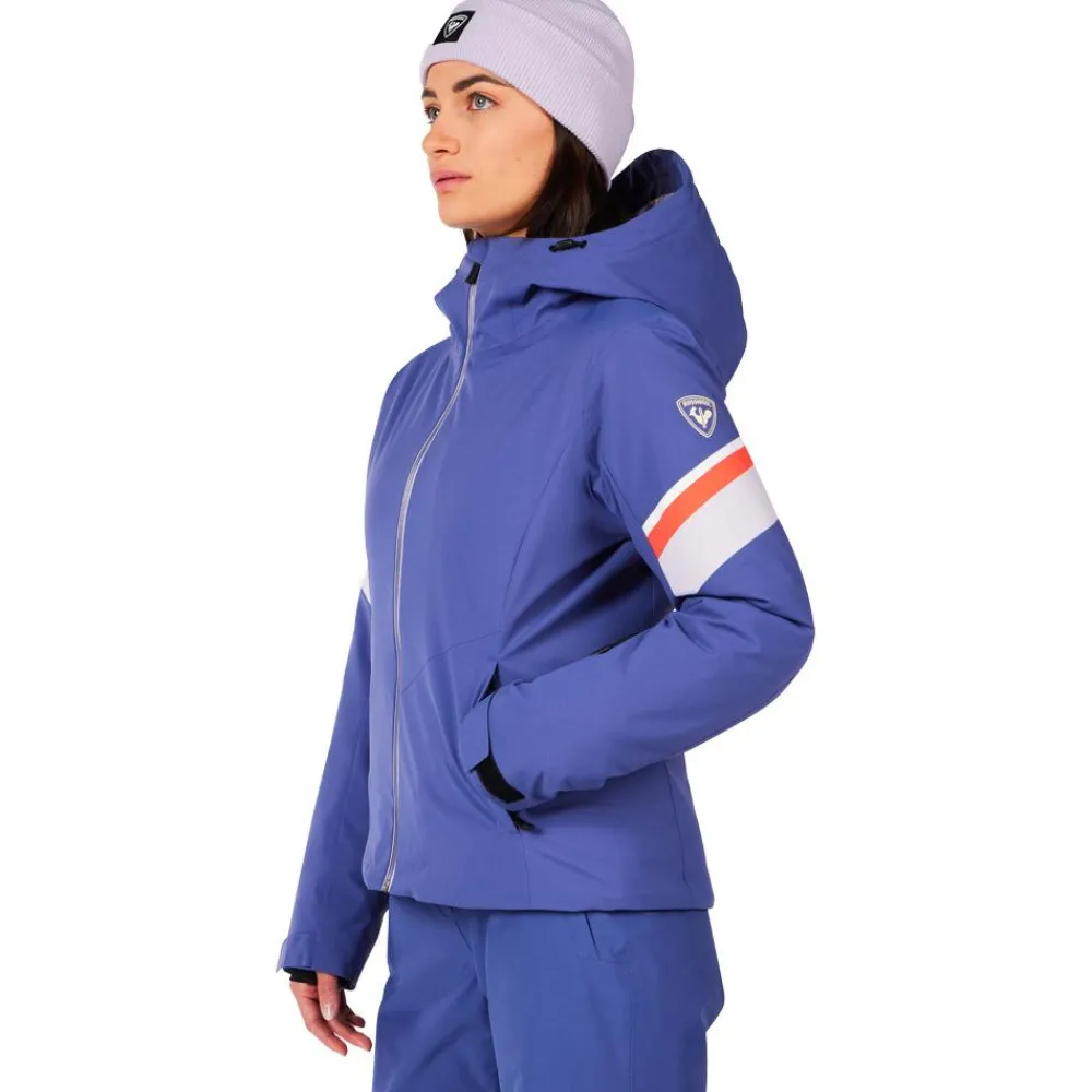 Blouson Ski W Strawpile Jkt Future Blue Femme Veste De Ski Femme|Veste De Ski