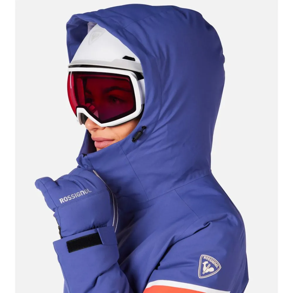 Blouson Ski W Strawpile Jkt Future Blue Femme Veste De Ski Femme|Veste De Ski