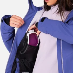 Blouson Ski W Strawpile Jkt Future Blue Femme Veste De Ski Femme|Veste De Ski